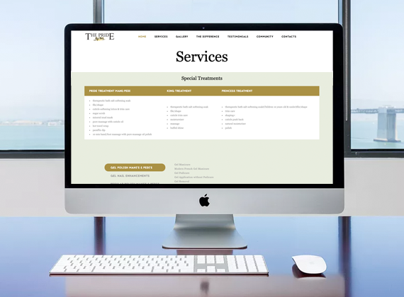 The Pride By Her website
